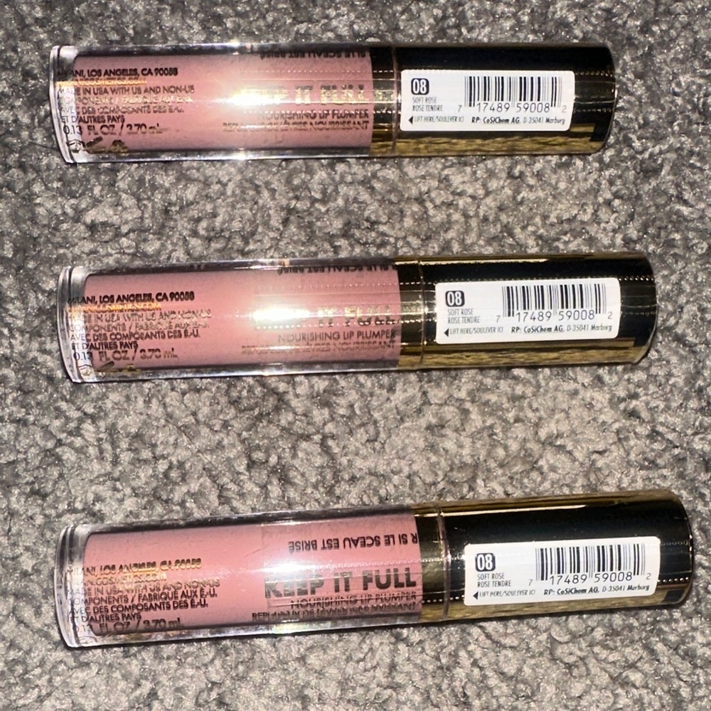 Milani Liquid Lip Gloss Trio - soft rose - Picture 2 of 2